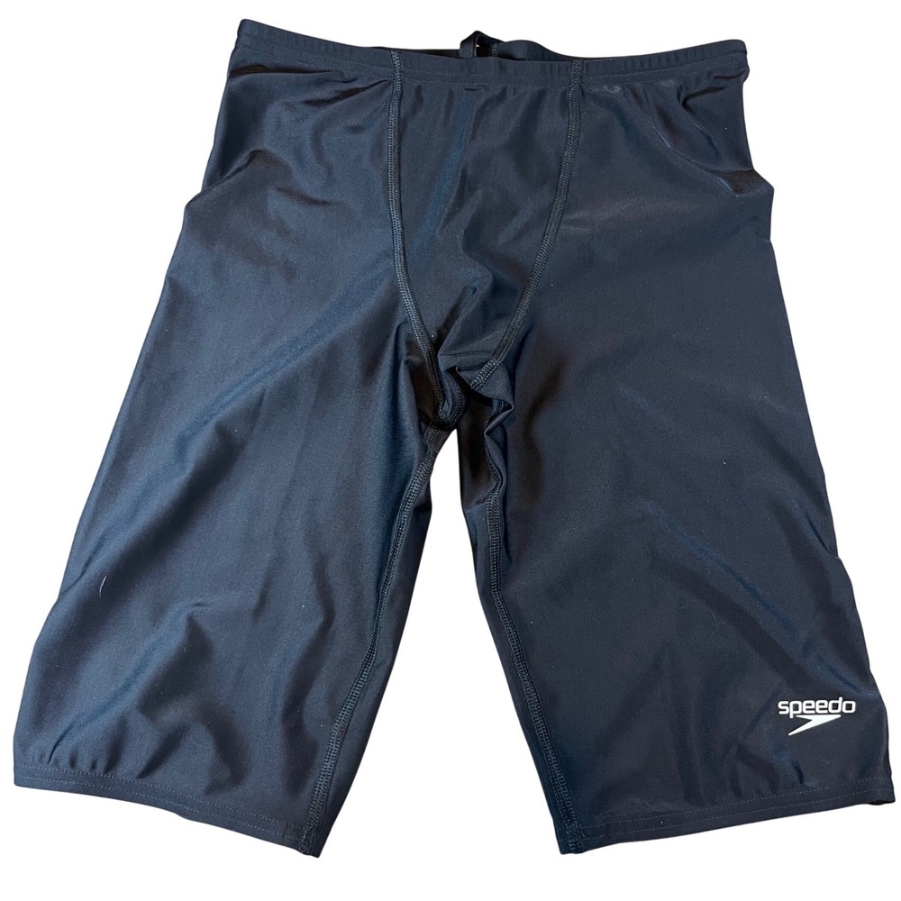 Speedo Mens Eco Solid Jammer Swim Shorts Black Pro LT Size 32 8-7052205001